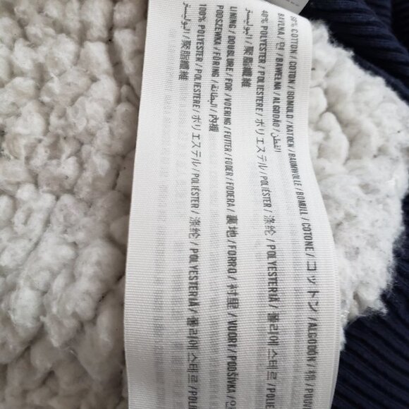 ABERCROMBIE Hoodie Fitch Navy Blue Logo  Women Hollister Size Zip Women'… - Picture 14 of 14